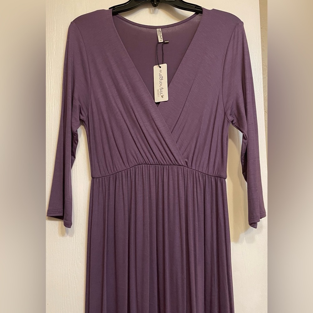 Mother Bee Maternity Maxi Dress NWT